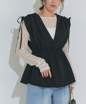 【ピエロ/Pierrot】 【rioさんコラボカラーアイテム】ペプラムビスチェトップス人気、トレンドファッション・服の通販 founy(ファニー) ファッション Fashion レディースファッション WOMEN トップス・カットソー Tops/Tshirt ビスチェ Bustier 2025年 2025 2025春夏・S/S Ss,Spring/Summer,2025 インナー Inner ビスチェ Bustier フェミニン Feminine プチプライス・低価格 Affordable ペプラム Peplum 無地 Plain Color |ID:prp329100004408966
