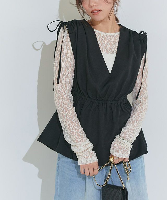 【ピエロ/Pierrot】のペプラムビスチェトップス インテリア・キッズ・メンズ・レディースファッション・服の通販 founy(ファニー) https://founy.com/ ファッション Fashion レディースファッション Fashion for Women トップス・カットソー Cut & Sew Tops ビスチェ Bustiers & Corset Tops / Layered Bustier Style インナー Innerwear ビスチェ Bustier, Corset Top フェミニン Feminine, Girly プチプライス・低価格 Affordable / Budget Price ペプラム Peplum, Flared Hem 無地 Plain, Solid Color |ID: prp329100004408966 ipo3291000000034400123