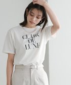 【ピエロ/Pierrot】の会員限定!10%OFF 【イージーケア】オーバーサイズロゴTシャツ 167cm / B / オフホワイト×ブラック / M|ID:prp329100004408978