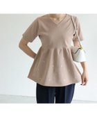 【ピエロ/Pierrot】のドットラメ刺繍ペプラムニット 人気、トレンドファッション・服の通販 founy(ファニー) ファッション Fashion レディースファッション Fashion for Women トップス・カットソー Cut & Sew Tops ニット Knit Tops & Sweaters ドット Polka Dot, Dot Pattern プチプライス・低価格 Affordable / Budget Price ペプラム Peplum, Flared Hem ランダム Random, Irregular thumbnail 163cm / ベージュ / M|ID: prp329100004408981 ipo3291000000034736709
