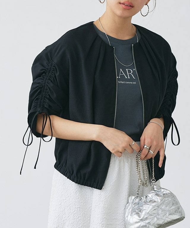 【ピエロ/Pierrot】のリネンタッチライトブルゾン インテリア・キッズ・メンズ・レディースファッション・服の通販 founy(ファニー) https://founy.com/ ファッション Fashion レディースファッション WOMEN アウター Coat Outerwear ジャケット Jackets ブルゾン Blouson/Jackets 2025年 2025 2025春夏・S/S Ss,Spring/Summer,2025 ドローコード Draw Cord バランス Balance ブルゾン Blouson プチプライス・低価格 Affordable リネン Linen |ID: prp329100004422431 ipo3291000000030881400