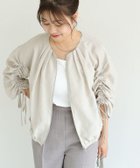 【ピエロ/Pierrot】の【おまとめ買いキャンペーン対象】リネンタッチライトブルゾン ドロストショルダーブルゾン|ID: prp329100004422431 ipo3291000000032140182