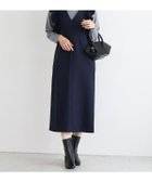 【ピエロ/Pierrot】のショルダーフリルVネックジャンパースカート 163cm / ネイビー / M|ID:prp329100004424464