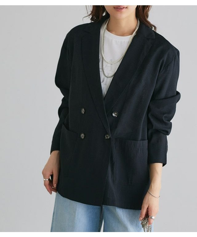 【ピエロ/Pierrot】のシアーテーラードジャケット インテリア・キッズ・メンズ・レディースファッション・服の通販 founy(ファニー) https://founy.com/ ファッション Fashion レディースファッション WOMEN アウター Coat Outerwear ジャケット Jackets テーラードジャケット Tailored Jackets 2025年 2025 2025春夏・S/S Ss,Spring/Summer,2025 インナー Inner カットソー Cut And Sew シアー Sheer トレンド Trend プチプライス・低価格 Affordable |ID: prp329100004424465 ipo3291000000030894921
