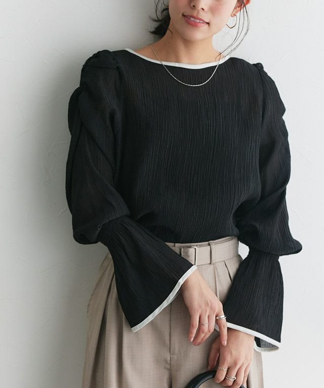 【ピエロ/Pierrot】の配色デザインシャーリングブラウス インテリア・キッズ・メンズ・レディースファッション・服の通販 founy(ファニー) https://founy.com/ ファッション Fashion レディースファッション WOMEN トップス・カットソー Tops/Tshirt シャツ/ブラウス Shirts/Blouses 送料無料 Free Shipping 2025年 2025 2025春夏・S/S Ss,Spring/Summer,2025 インナー Inner サッカー Soccer シャーリング Shirring プチプライス・低価格 Affordable エレガント 上品 Elegant 夏 Summer 春 Spring |ID: prp329100004424467 ipo3291000000030894927