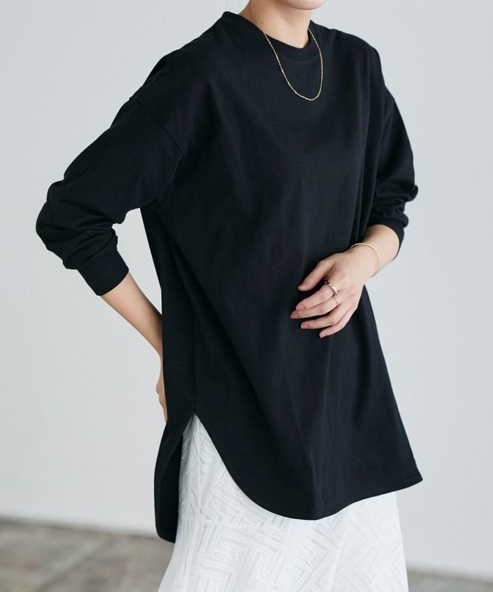 【ピエロ/Pierrot】のコットンロングスリーブTシャツ インテリア・キッズ・メンズ・レディースファッション・服の通販 founy(ファニー) https://founy.com/ ファッション Fashion レディースファッション WOMEN トップス・カットソー Tops/Tshirt シャツ/ブラウス Shirts/Blouses ロング / Tシャツ T-Shirts 送料無料 Free Shipping シンプル Simple スリーブ Sleeve プチプライス・低価格 Affordable リラックス Relax ロング Long 再入荷 Restock/Back In Stock/Re Arrival 吸水 Water Absorption |ID: prp329100004424469 ipo3291000000030894957