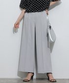 【ピエロ/Pierrot】の接触冷感高見えワイドパンツ 167cm / 杢アイスグレー / TM|ID:prp329100004430449