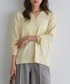 【ピエロ/Pierrot】のUVカット・接触冷感シアーカーディガン 人気、トレンドファッション・服の通販 founy(ファニー) ファッション Fashion レディースファッション Fashion for Women トップス・カットソー Cut & Sew Tops カーディガン・羽織り Layered Style Cardigans カーディガン Cardigan, Knitwear シアー Sheer, See-Through スリット Slit, Slit Detail プチプライス・低価格 Affordable / Budget Price thumbnail 166cm / クリームイエロー / M|ID: prp329100004435866 ipo3291000000036119972