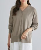 【ピエロ/Pierrot】のUVカット・接触冷感シアーカーディガン 166cm / グレージュ / M|ID: prp329100004435866 ipo3291000000036306992