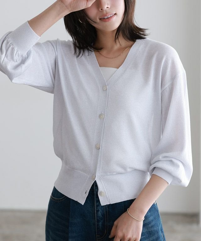 【ピエロ/Pierrot】のラメシアーカーディガン インテリア・キッズ・メンズ・レディースファッション・服の通販 founy(ファニー) https://founy.com/ ファッション Fashion レディースファッション WOMEN トップス・カットソー Tops/Tshirt カーディガン Cardigans 送料無料 Free Shipping 2025年 2025 2025春夏・S/S Ss,Spring/Summer,2025 カーディガン Cardigan トレンド Trend プチプライス・低価格 Affordable 夏 Summer |ID: prp329100004435870 ipo3291000000030984407