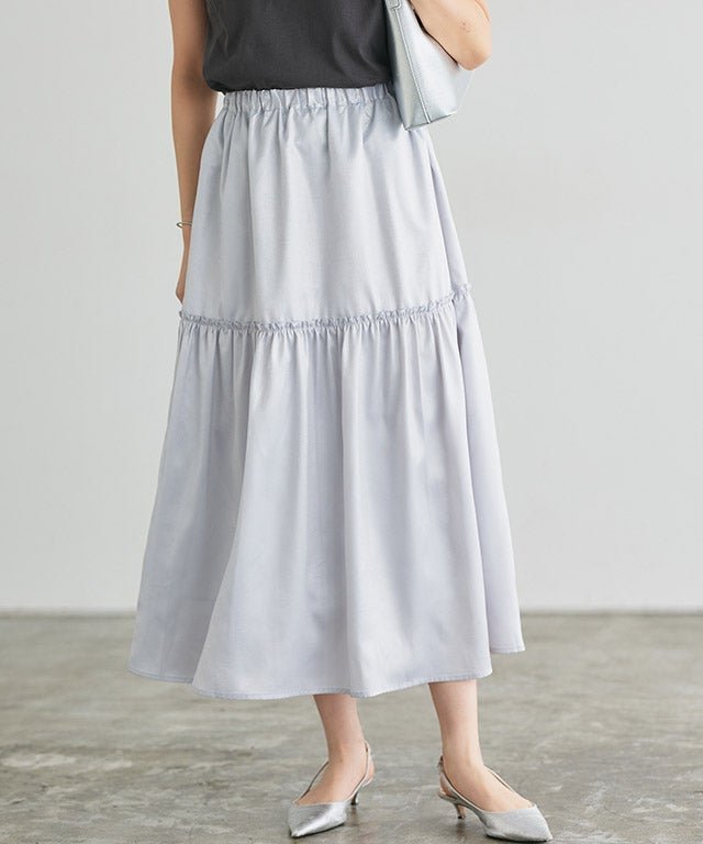 【ピエロ/Pierrot】のシャイニーギャザースカート インテリア・キッズ・メンズ・レディースファッション・服の通販 founy(ファニー) https://founy.com/ ファッション Fashion レディースファッション Fashion for Women スカート Skirts ギャザー Gathered, Ruffled トレンド Trend, Trending Now プチプライス・低価格 Affordable / Budget Price プリント Print, Printed Pattern ワンポイント One Point, Statement Accent |ID: prp329100004441371 ipo3291000000036263891