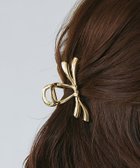 【ピエロ/Pierrot】のメタルリボンモチーフビッグクリップ ゴールド|ID: prp329100004446445 ipo3291000000034725843