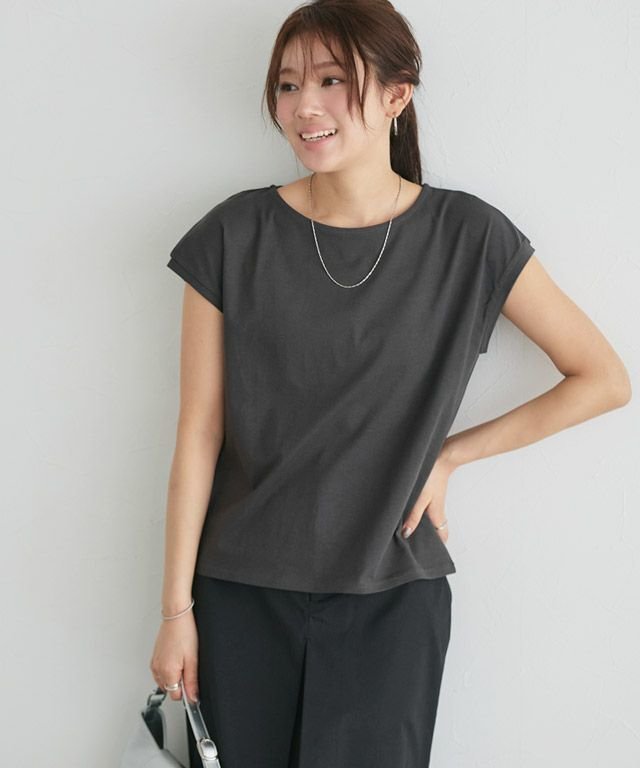 【ピエロ/Pierrot】のデザインが選べるベーシックTシャツ インテリア・キッズ・メンズ・レディースファッション・服の通販 founy(ファニー) 　ファッション　Fashion　レディースファッション　Ladies' Fashion Online　トップス・カットソー　Tops/Tshirt　シャツ/ブラウス　Shirts/Blouses　ロング / Tシャツ　T-Shirts　送料無料　Free Shipping　2025年　2025　2025春夏・S/S　Ss,Spring/Summer,2025　プチプライス・低価格　Affordable　ベーシック　Basic　166cm / チャコール / A / M|ID: prp329100004450941 ipo3291000000032564687