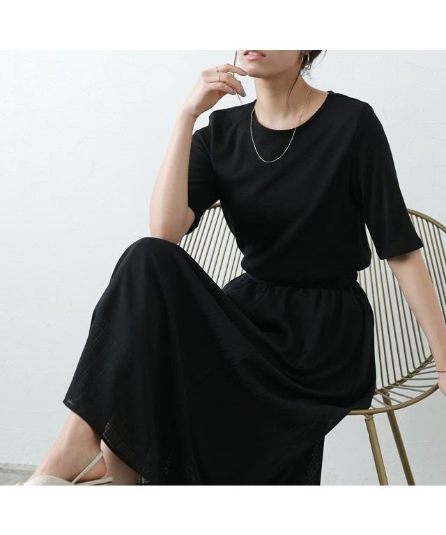 【ピエロ/Pierrot】のシアーチェックドッキングワンピース インテリア・キッズ・メンズ・レディースファッション・服の通販 founy(ファニー) https://founy.com/ ファッション Fashion レディースファッション WOMEN ワンピース Dress 2025年 2025 2025春夏・S/S Ss,Spring/Summer,2025 カットソー Cut And Sew トレンド Trend ドッキング Docking プチプライス・低価格 Affordable |ID: prp329100004450942 ipo3291000000031731903