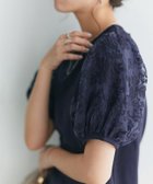 【ピエロ/Pierrot】の袖チュールレースブラウス 袖チュールレースブラウス|ID:prp329100004465010