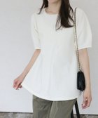 【ピエロ/Pierrot】の構築袖ペプラムニット 163cm / オフホワイト / M|ID: prp329100004465018 ipo3291000000031663112