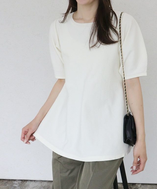 【ピエロ/Pierrot】の構築袖ペプラムニット インテリア・キッズ・メンズ・レディースファッション・服の通販 founy(ファニー) 　ファッション　Fashion　レディースファッション　WOMEN　トップス・カットソー　Tops/Tshirt　ニット　Knit Tops　送料無料　Free Shipping　2025年　2025　2025春夏・S/S　Ss,Spring/Summer,2025　フェミニン　Feminine　プチプライス・低価格　Affordable　ペプラム　Peplum　163cm / オフホワイト / M|ID: prp329100004465018 ipo3291000000031663112