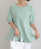 【ピエロ/Pierrot】の構築袖ペプラムニット 150cm / ライトミント / M|ID: prp329100004465018 ipo3291000000031663115