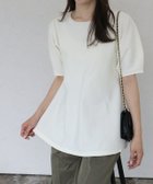 【ピエロ/Pierrot】の構築袖ペプラムニット 163cm / オフホワイト / M|ID: prp329100004465018 ipo3291000000032379462
