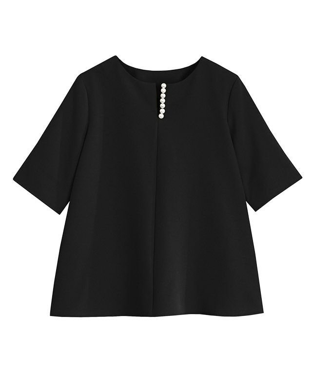【ピエロ/Pierrot】のパールキーネックブラウス インテリア・キッズ・メンズ・レディースファッション・服の通販 founy(ファニー) https://founy.com/ ファッション Fashion レディースファッション WOMEN トップス・カットソー Tops/Tshirt シャツ/ブラウス Shirts/Blouses シンプル Simple ジョーゼット Georgette スリット Slit パール Pearl プチプライス・低価格 Affordable エレガント 上品 Elegant |ID: prp329100004475656 ipo3291000000031554380