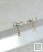 【ピエロ/Pierrot】のビジューリボンピアス[Pierrot] ビジューリボンピアス|ID: prp329100004475671 ipo3291000000031554440