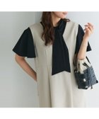 【ピエロ/Pierrot】の【おまとめ買いキャンペーン対象】2wayフレアスリーブボウタイブラウス 166cm / ブラック / M|ID:prp329100004475676