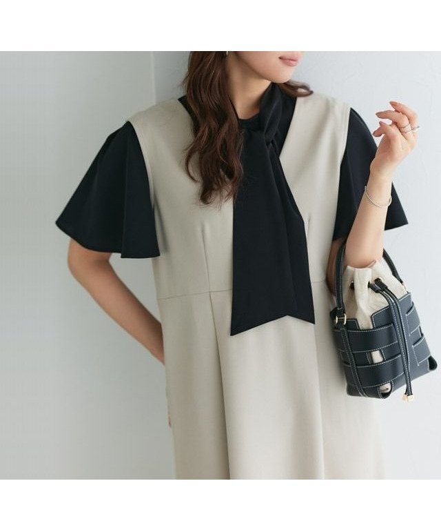 【ピエロ/Pierrot】の2wayフレアスリーブボウタイブラウス 人気、トレンドファッション・服の通販 founy(ファニー) 　ファッション　Fashion　レディースファッション　Fashion for Women　トップス・カットソー　Cut & Sew Tops　シャツ・ブラウス・オフィスカジュアル　Elegant Blouses & Button-Ups　スタンド　Stand Collar, Upright Stand　スリーブ　Sleeve, Long Sleeve / Short Sleeve　フレア　Flare, Flared　プチプライス・低価格　Affordable / Budget Price　エレガント 上品　Elegant　 other-1|ID: prp329100004475676 ipo3291000000035622841