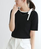 【ピエロ/Pierrot】のリボンデザインニットプルオーバー リボンデザインニットプルオーバー|ID:prp329100004475678