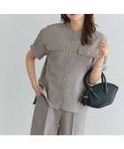 【ピエロ/Pierrot】の接触冷感リネンライクブラウス 人気、トレンドファッション・服の通販 founy(ファニー) ファッション Fashion レディースファッション WOMEN トップス・カットソー Tops/Tshirt シャツ/ブラウス Shirts/Blouses 2025年 2025 2025春夏・S/S Ss,Spring/Summer,2025 セットアップ Set Up フラップ Flap プチプライス・低価格 Affordable リネン Linen 再入荷 Restock/Back In Stock/Re Arrival 夏 Summer thumbnail 166cm / 杢グレージュ / M|ID: prp329100004481054 ipo3291000000032366302