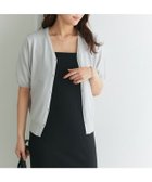 【ピエロ/Pierrot】の多機能ニット5分袖カーディガン 人気、トレンドファッション・服の通販 founy(ファニー) ファッション Fashion レディースファッション Fashion for Women トップス・カットソー Cut & Sew Tops ニット Knit Tops & Sweaters カーディガン・羽織り Layered Style Cardigans ウォッシャブル Machine Washable カーディガン Cardigan, Knitwear シンプル Simple, Minimal プチプライス・低価格 Affordable / Budget Price エレガント 上品 Elegant 抗菌 Antibacterial, Bacteria-Resistant thumbnail 166cm / ライトグレー / M|ID: prp329100004481058 ipo3291000000036072917