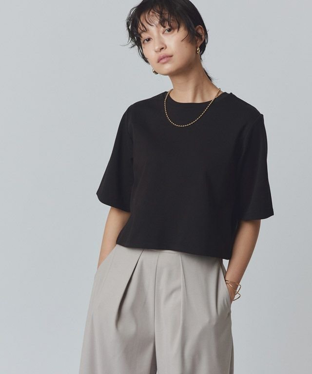 【ピエロ/Pierrot】のRASW コーマコットンクロップドTシャツ インテリア・キッズ・メンズ・レディースファッション・服の通販 founy(ファニー) https://founy.com/ ファッション Fashion レディースファッション WOMEN トップス・カットソー Tops/Tshirt シャツ/ブラウス Shirts/Blouses ロング / Tシャツ T-Shirts 送料無料 Free Shipping 2025年 2025 2025春夏・S/S Ss,Spring/Summer,2025 クロップド Cropped コンパクト Compact バランス Balance プチプライス・低価格 Affordable ベーシック Basic ワイド Wide エレガント 上品 Elegant |ID: prp329100004485685 ipo3291000000031620358