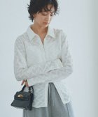 【ピエロ/Pierrot】のRASW カットレースジャカードシャツ 人気、トレンドファッション・服の通販 founy(ファニー) ファッション Fashion レディースファッション Fashion for Women トップス・カットソー Cut & Sew Tops シャツ・ブラウス・オフィスカジュアル Elegant Blouses & Button-Ups おすすめ Recommended / Our Picks インナー Innerwear スラックス Slacks, Dress Pants デニム Denim, Jeans Material トレンド Trend, Trending Now プチプライス・低価格 Affordable / Budget Price レース Lace, Lace Fabric thumbnail [RASW]カットレースジャカードシャツ|ID: prp329100004485690 ipo3291000000036073000