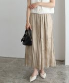 【ピエロ/Pierrot】のシャイニーサテンワイドパンツ 163cm / モカベージュ / M|ID: prp329100004493680 ipo3291000000035622998