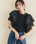 【ピエロ/Pierrot】のドッキングフリルTシャツ 人気、トレンドファッション・服の通販 founy(ファニー) ファッション Fashion レディースファッション WOMEN トップス・カットソー Tops/Tshirt シャツ/ブラウス Shirts/Blouses ロング / Tシャツ T-Shirts 送料無料 Free Shipping 2025年 2025 2025春夏・S/S Ss,Spring/Summer,2025 カットソー Cut And Sew シフォン Chiffon シンプル Simple ドッキング Docking フリル Frills プチプライス・低価格 Affordable thumbnail ドッキングフリルTシャツ|ID: prp329100004493683 ipo3291000000031687930
