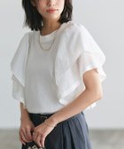 【ピエロ/Pierrot】のドッキングフリルTシャツ 人気、トレンドファッション・服の通販 founy(ファニー) ファッション Fashion レディースファッション WOMEN トップス・カットソー Tops/Tshirt シャツ/ブラウス Shirts/Blouses ロング / Tシャツ T-Shirts 送料無料 Free Shipping 2025年 2025 2025春夏・S/S Ss,Spring/Summer,2025 カットソー Cut And Sew シフォン Chiffon シンプル Simple ドッキング Docking フリル Frills プチプライス・低価格 Affordable thumbnail 167cm / オフホワイト / M|ID: prp329100004493683 ipo3291000000031687931