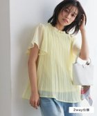 【ピエロ/Pierrot】のフレアスリーブプリーツブラウス 人気、トレンドファッション・服の通販 founy(ファニー) ファッション Fashion レディースファッション WOMEN トップス・カットソー Tops/Tshirt シャツ/ブラウス Shirts/Blouses 送料無料 Free Shipping エアリー Airy シフォン Chiffon スリーブ Sleeve フェミニン Feminine フリル Frills フレア Flare プチプライス・低価格 Affordable プリーツ Pleats thumbnail フレアスリーブプリーツブラウス|ID: prp329100004498040 ipo3291000000031731866