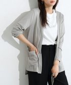 【ピエロ/Pierrot】の接触冷感トッパーカーディガン 人気、トレンドファッション・服の通販 founy(ファニー) ファッション Fashion レディースファッション Fashion for Women トップス・カットソー Cut & Sew Tops カーディガン・羽織り Layered Style Cardigans レディースパーカー・カジュアルフーディー Casual Hoodies & Sweatshirts カーディガン Cardigan, Knitwear スリット Slit, Slit Detail トッパー Topper, Light Cardigan プチプライス・低価格 Affordable / Budget Price 夏 Summer thumbnail 166cm / 杢グレー / M|ID: prp329100004503392 ipo3291000000036073186
