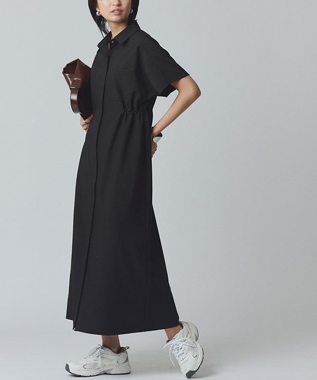 【ピエロ/Pierrot】のRASW ウエストドロストシャツワンピース インテリア・キッズ・メンズ・レディースファッション・服の通販 founy(ファニー) https://founy.com/ ファッション Fashion レディースファッション WOMEN ワンピース Dress シャツワンピース Shirt Dresses 2025年 2025 2025春夏・S/S Ss,Spring/Summer,2025 プチプライス・低価格 Affordable |ID: prp329100004506613 ipo3291000000031811357
