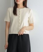 【ピエロ/Pierrot】のメタルボタンニットカーディガン 166cm / アイボリー / M|ID: prp329100004508253 ipo3291000000036317465