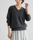 【ピエロ/Pierrot】のRASW カシミヤ100%Vネックニット 166cm / 杢チャコール / M|ID: prp329100004515338 ipo3291000000034231825