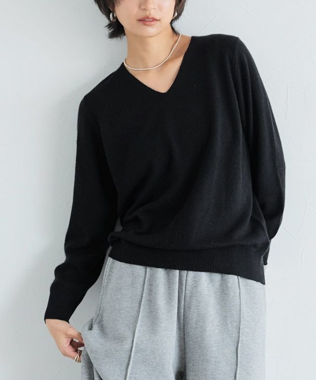 【ピエロ/Pierrot】のRASW カシミヤ100%Vネックニット インテリア・キッズ・メンズ・レディースファッション・服の通販 founy(ファニー) ファッション Fashion レディースファッション Fashion for Women トップス・カットソー Cut & Sew Tops ニット Knit Tops & Sweaters Vネックトップス V-Neck Tops / V-Cut Neckline Shirts 送料無料 Free Shipping おすすめ Recommended / Our Picks アンサンブル Ensemble Set シンプル Simple, Minimal プチプライス・低価格 Affordable / Budget Price ベーシック Basic, Essential ボトム Bottoms, Lower Wear マフラー Scarf, Muffler 166cm / ブラック / M|ID: prp329100004515338 ipo3291000000034231829