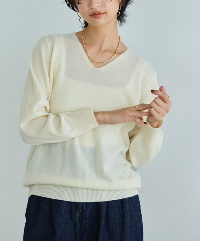 【ピエロ/Pierrot】のRASW カシミヤ100%Vネックニット インテリア・キッズ・メンズ・レディースファッション・服の通販 founy(ファニー) ファッション Fashion レディースファッション Fashion for Women トップス・カットソー Cut & Sew Tops ニット Knit Tops & Sweaters Vネックトップス V-Neck Tops / V-Cut Neckline Shirts 送料無料 Free Shipping おすすめ Recommended / Our Picks アンサンブル Ensemble Set シンプル Simple, Minimal プチプライス・低価格 Affordable / Budget Price ベーシック Basic, Essential ボトム Bottoms, Lower Wear マフラー Scarf, Muffler 166cm / アイボリー / M|ID: prp329100004515338 ipo3291000000034231830
