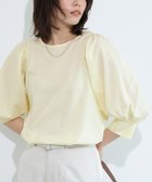 【ピエロ/Pierrot】のボリュームパフスリーブブラウス 人気、トレンドファッション・服の通販 founy(ファニー) ファッション Fashion レディースファッション Fashion for Women トップス・カットソー Cut & Sew Tops シャツ・ブラウス・オフィスカジュアル Elegant Blouses & Button-Ups ストライプ Stripe, Striped Pattern スリーブ Sleeve, Long Sleeve / Short Sleeve プチプライス・低価格 Affordable / Budget Price リボン Ribbon, Bow エレガント 上品 Elegant thumbnail 167cm / イエロー / M|ID: prp329100004516476 ipo3291000000036072090