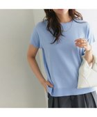 【ピエロ/Pierrot】の接触冷感/ウォッシャブル フレンチスリーブニット 166cm / ブルー / M|ID: prp329100004516490 ipo3291000000031917728