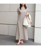 【ピエロ/Pierrot】の袖が選べるテレコリブワンピース 人気、トレンドファッション・服の通販 founy(ファニー) ファッション Fashion レディースファッション Fashion for Women ワンピース Dresses シンプル Simple, Minimal スリット Slit, Slit Detail フレンチ French, French Style プチプライス・低価格 Affordable / Budget Price ロング Long, Long-Length thumbnail 150cm / グレージュ / フレンチスリーブ / PM|ID: prp329100004516493 ipo3291000000036072181