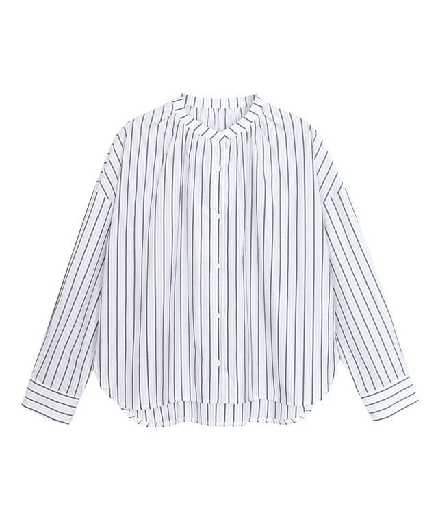 【ピエロ/Pierrot】のストライプボウタイ付きブラウス インテリア・キッズ・メンズ・レディースファッション・服の通販 founy(ファニー) 　ファッション　Fashion　レディースファッション　WOMEN　トップス・カットソー　Tops/Tshirt　シャツ/ブラウス　Shirts/Blouses　インナー　Inner　ストライプ　Stripe　スリーブ　Sleeve　トレンド　Trend　プチプライス・低価格　Affordable　オフホワイト|ID: prp329100004524357 ipo3291000000032002894