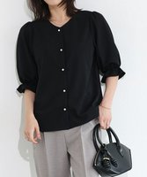 【ピエロ/Pierrot】の2wayパールボタンキャンディースリーブTブラウス 人気、トレンドファッション・服の通販 founy(ファニー) ファッション Fashion レディースファッション WOMEN トップス・カットソー Tops/Tshirt シャツ/ブラウス Shirts/Blouses 送料無料 Free Shipping 2025年 2025 2025春夏・S/S Ss,Spring/Summer,2025 カットソー Cut And Sew ジョーゼット Georgette スリーブ Sleeve パール Pearl プチプライス・低価格 Affordable エレガント 上品 Elegant |ID:prp329100004524359