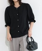 【ピエロ/Pierrot】の2wayパールボタンキャンディースリーブTブラウス 167cm / ブラック / M|ID: prp329100004524359 ipo3291000000032002900