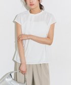 【ピエロ/Pierrot】のタイ風フレンチスリーブTブラウス 166cm / オフホワイト / M|ID: prp329100004524364 ipo3291000000032002923