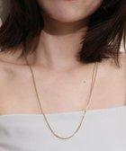 【ピエロ/Pierrot】の【E会場】シンプルダブルチェーンクラスプネックレス[Pierrot] 人気、トレンドファッション・服の通販 founy(ファニー) ファッション Fashion レディースファッション Fashion for Women ジュエリー Jewelry ネックレス Necklaces & Pendants アクセサリー Fashion Accessories コーティング Coating, Coated Finish シルバー Silver, Metallic Silver シンプル Simple, Minimal チェーン Chain, Chain Strap プチプライス・低価格 Affordable / Budget Price thumbnail ゴールド|ID: prp329100004524371 ipo3291000000036072261